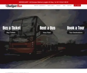 Badgerbus.com(Badger Bus) Screenshot