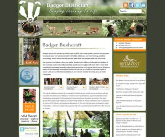 Badgerbushcraft.com(Based in Kent Badger Bushcraft) Screenshot