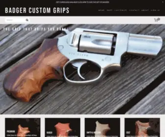 BadgercustomGrips.com(Badger Custom Grips) Screenshot