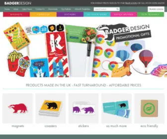 Badgerdesign.com(Badger Design) Screenshot