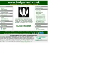 Badgerland.co.uk(The Badger) Screenshot