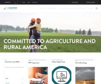 Badgerlandfinancial.com(Compeer Financial) Screenshot