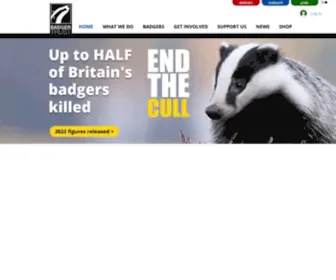 Badger.org.uk(The Badger Trust) Screenshot