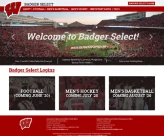 Badgerselect.com(Wisconsin Athletics) Screenshot