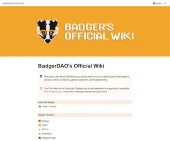 Badger.wiki(Badger wiki) Screenshot