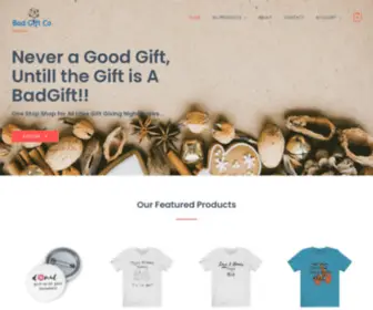 Badgiftco.com(Bad Gift For almost anyone you ever know Company) Screenshot