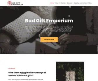 Badgiftemporium.com(Bad Gift Emporium) Screenshot