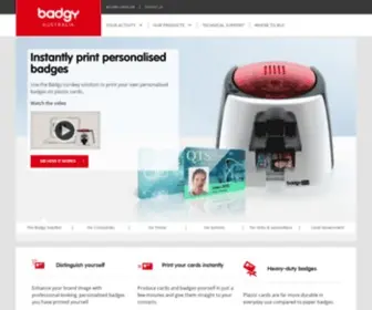 Badgy.com.au(Plastic ID Card & Badge Printer) Screenshot