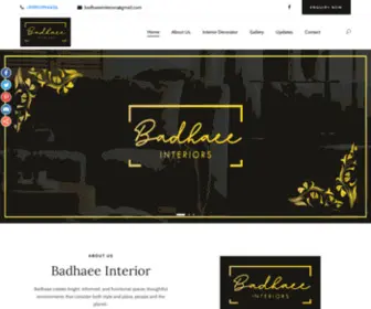 Badhaeeinteriors.com(Badhaee Interior) Screenshot