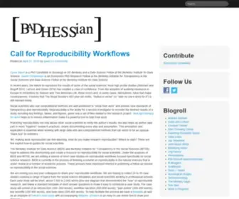 Badhessian.org(Computational social science blog) Screenshot