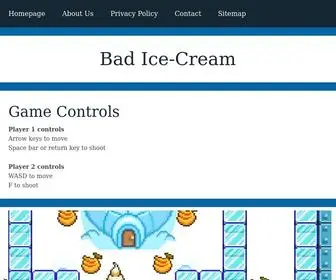 Badicecream.uk(Play the original version of Bad Ice) Screenshot