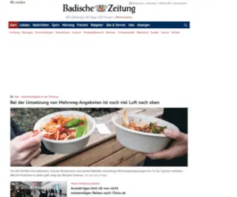 Badische-Zeitung.de(Badische Zeitung) Screenshot