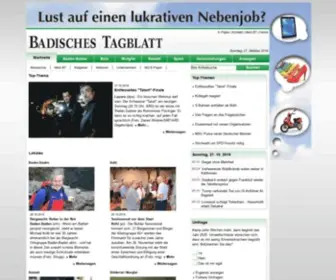 Badisches-Tagblatt.de(Badisches Tagblatt) Screenshot