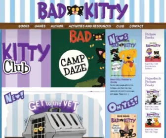 Badkittybooks.com(Bad Kitty by Nick Bruel) Screenshot
