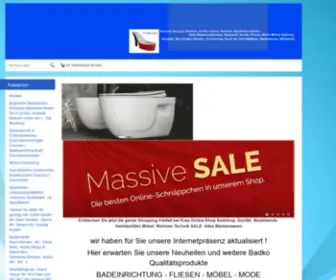 Badko.de(Badshop, Mode, Möbel, Badshop, Damen und Herren Mode, Haushalt, Sportbedarf, Küchen, Accessories) Screenshot