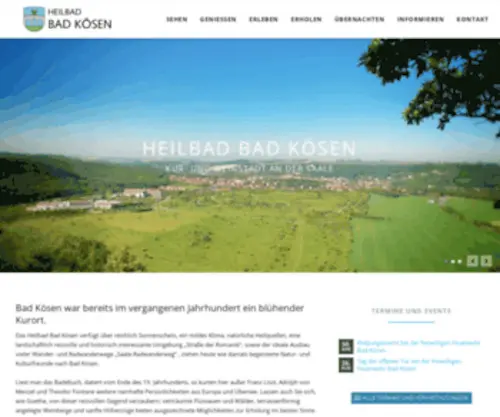 Badkoesen-Heilbad.de(Herzlich Willkommen in der Toskana des Nordens) Screenshot