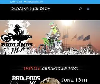 Badlandsmx.com(Badlands MX Park) Screenshot