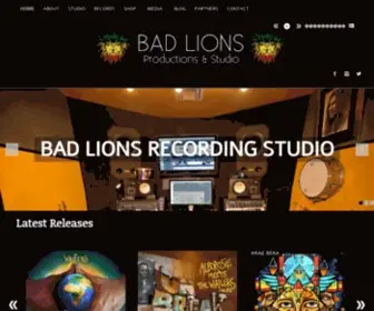 Badlions.com(Bad Lions Productions and Studio) Screenshot