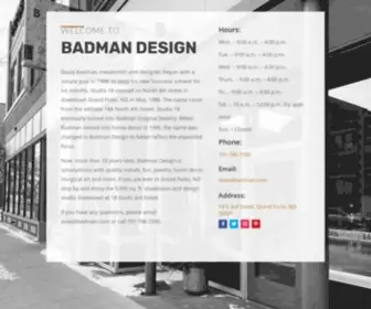 Badman.com(Badman Design) Screenshot