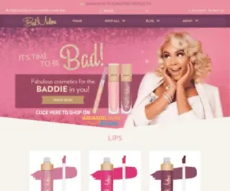 Badmedina.com(Bad Medina's makeup line) Screenshot