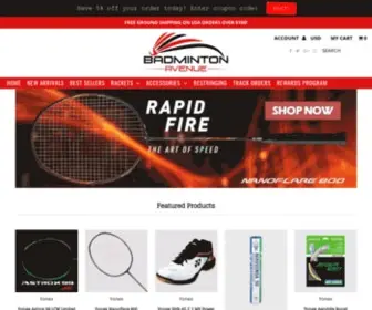 Badmintonavenue.com(Badminton Avenue) Screenshot