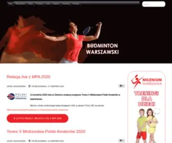 Badminton.pl(Badminton Warszawski) Screenshot