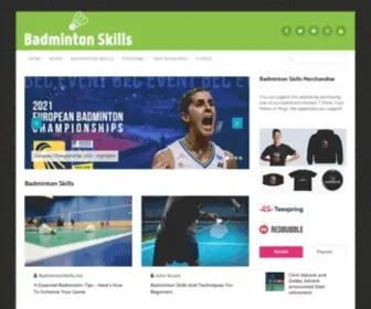 Badmintonskills.net(Badminton Skills) Screenshot