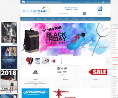 Badmintonversand.de(Badmintonversand) Screenshot