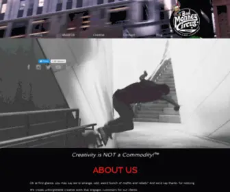 Badmonkeycircus.com(Our mantra) Screenshot