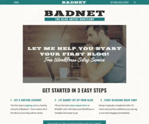 Badnet.com(Free WordPress Setup) Screenshot
