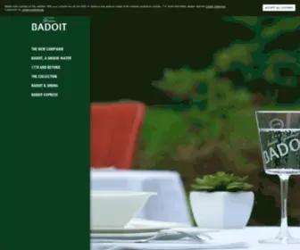 Badoit.com(Badoit) Screenshot