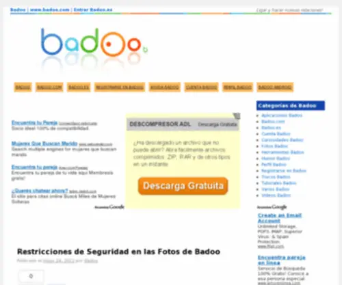 Badoob.com(Www.badoo.com entrar Badoo.es) Screenshot