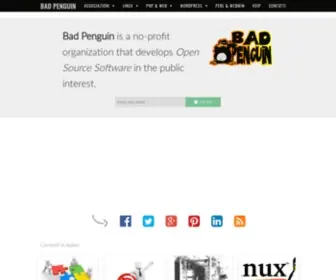 Badpenguin.org(Linux and Open Source Software) Screenshot