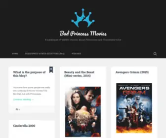 Badprincessmovies.com(A catalogue of terrible movies about Princesses and Princesses) Screenshot