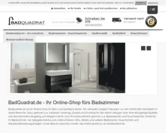 Badquadrat.de(Badmöbel) Screenshot
