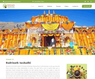 Badrinathaushadhi.com(Ayurvedic Medicines) Screenshot