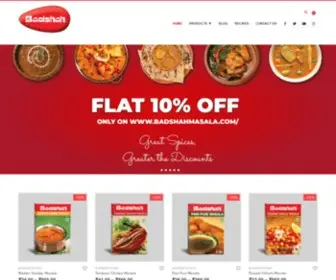 Badshahmasala.com(Badshah masala) Screenshot