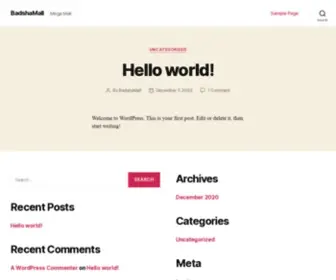 Badshamall.com(Mega Mall) Screenshot