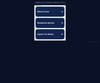 Badshotleaselfdrive.co.uk(Van, Truck and Car Hire) Screenshot