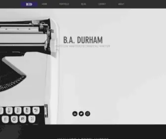 Badurham.com(Freelance Writer) Screenshot