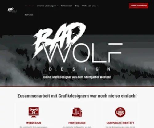 Badwolfdesign.de(Deine Werbeagentur in Stuttgart) Screenshot