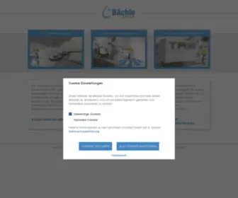 Baechle-GMBH.de(Sonnenbühl) Screenshot