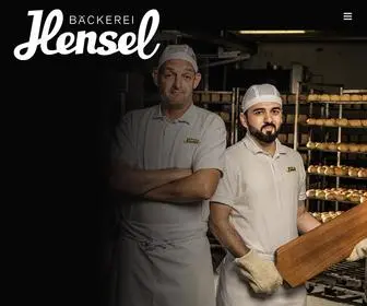 Baeckerei-Hensel.de(Bäckerei) Screenshot