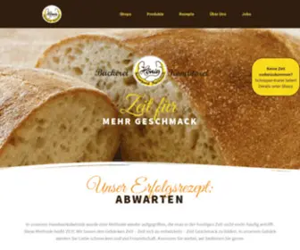 Baeckerei-Hoenig.de(Bäckerei & Konditorei Hönig) Screenshot