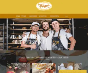 Baeckerei-Pilger.de(Genießerbäckerei Pilger) Screenshot