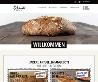 Baeckerei-SChmidt.de(Bäckerei Schmidt) Screenshot