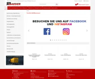 Baeder-Automotive.com(Baeder Automotive) Screenshot
