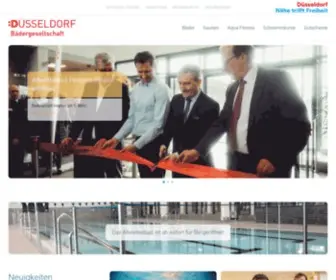 Baeder-Duesseldorf.de(Startseite) Screenshot
