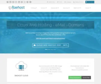 Baehost.com(Web Hosting Argentina SSD) Screenshot