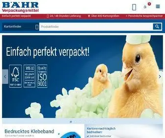 Baehr-Verpackung.de(Verpackungen kaufen) Screenshot